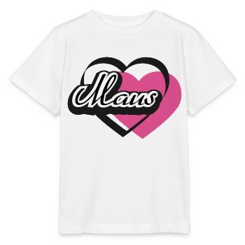 Kosename Maus Herz - Stanley/Stella Kinder T-Shirt MINI CREATOR  - Weiß - Vorne - Maike (125cm)
