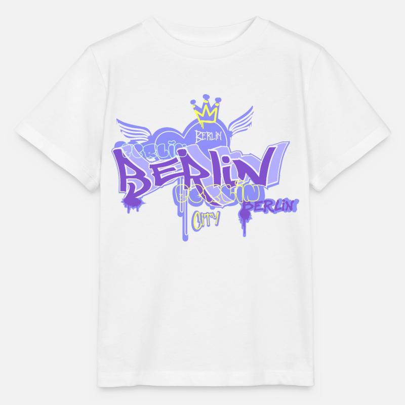 Berlin Graffiti - Stanley/Stella Kinder T-Shirt MINI CREATOR  - Weiß