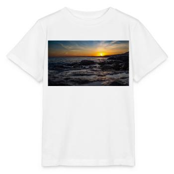 Sonnenuntergang - Stanley/Stella Kinder T-Shirt MINI CREATOR  - Weiß - Vorne - Maike (125cm)