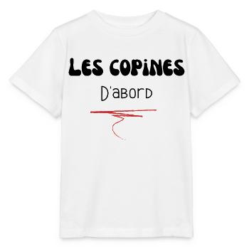 Les copines d'abord - T-shirt bio MINI CREATOR Stanley/Stella Enfant - blanc - Devant - Maike (125cm)