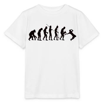 Tänzer Breakdancer Breakdance Tanzen Tanzsport - Stanley/Stella Kinder T-Shirt MINI CREATOR  - Weiß - Vorne - Maike (125cm)