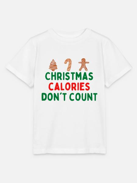 Weihnachtskalorien zählen nicht - Stanley/Stella Kinder T-Shirt MINI CREATOR - Weiß