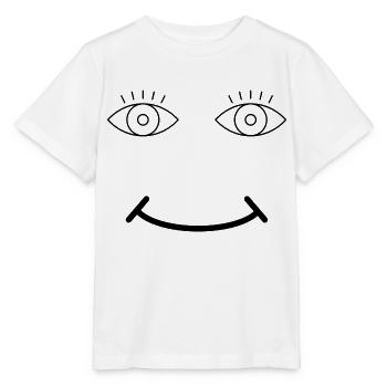 Face - Stanley/Stella MINI CREATOR Kids’ T-Shirt - white - Front - Maike (125cm)