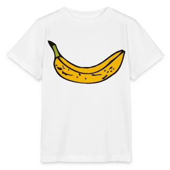 Banane - Stanley/Stella Kinder T-Shirt MINI CREATOR  - Weiß - Vorne - Maike (125cm)