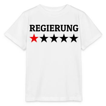 Regierung 1 Stern Bewertung - Stanley/Stella Kinder T-Shirt MINI CREATOR  - Weiß - Vorne - Maike (125cm)
