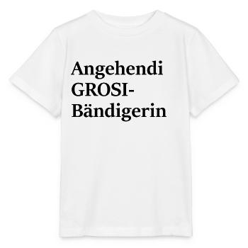 Berndeutsche Sprüche; Dialekt; Schweiz; Grosi - Stanley/Stella Kinder T-Shirt MINI CREATOR  - Weiß - Vorne - Maike (125cm)