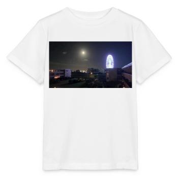 Grande roue grömitz la nuit - T-shirt bio MINI CREATOR Stanley/Stella Enfant - blanc - Devant - Maike (125cm)