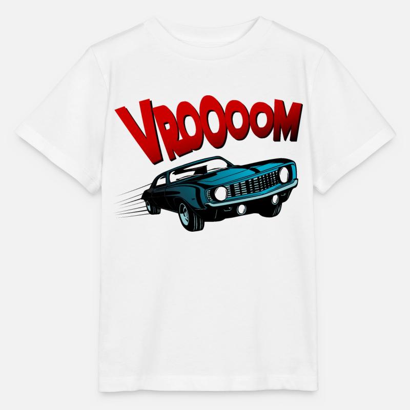 Muscle Car - T-shirt bio MINI CREATOR Stanley/Stella Enfant - blanc