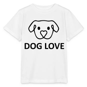 Dog Hund - Stanley/Stella Kinder T-Shirt MINI CREATOR  - Weiß - Vorne - Maike (125cm)