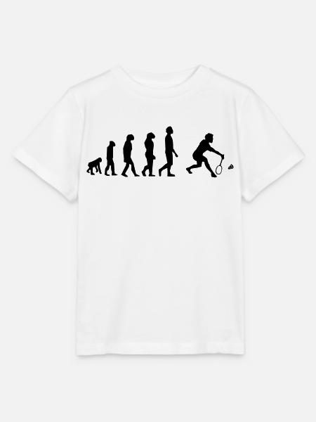 Badminton Evolution - Stanley/Stella Kinder T-Shirt MINI CREATOR - Weiß