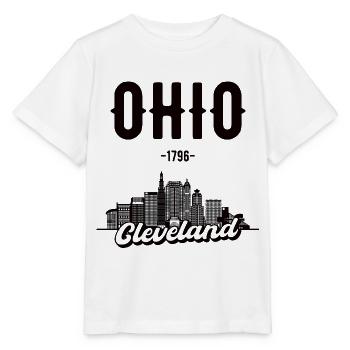 Cleveland Ohio Heimat Geschenk - Stanley/Stella Kinder T-Shirt MINI CREATOR  - Weiß - Vorne - Maike (125cm)