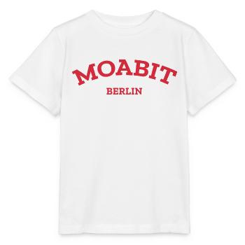 Berlin - Moabit - Berliner - Kiez - Berlinerin - Stanley/Stella Kinder T-Shirt MINI CREATOR  - Weiß - Vorne - Maike (125cm)