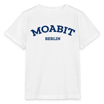 Berlin - Moabit - Berliner - Kiez - Berlinerin - Stanley/Stella Kinder T-Shirt MINI CREATOR  - Weiß - Vorne - Maike (125cm)