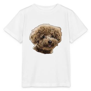Poodle - Stanley/Stella MINI CREATOR Kids’ T-Shirt - white - Front - Maike (125cm)