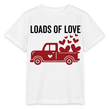 Beaucoup d’amour - T-shirt bio MINI CREATOR Stanley/Stella Enfant - blanc - Devant - Maike (125cm)