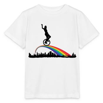 Unicycle unicycle artist unicycling unicycle-girl - Stanley/Stella MINI CREATOR Kids’ T-Shirt - white - Front - Maike (125cm)