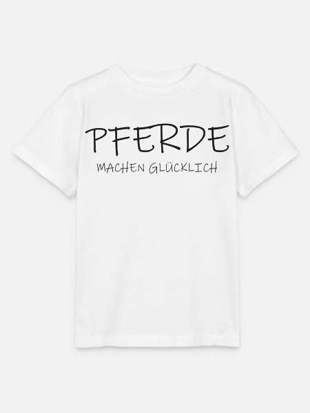 Pferde machen glücklich - Stanley/Stella Kinder T-Shirt MINI CREATOR  - Weiß