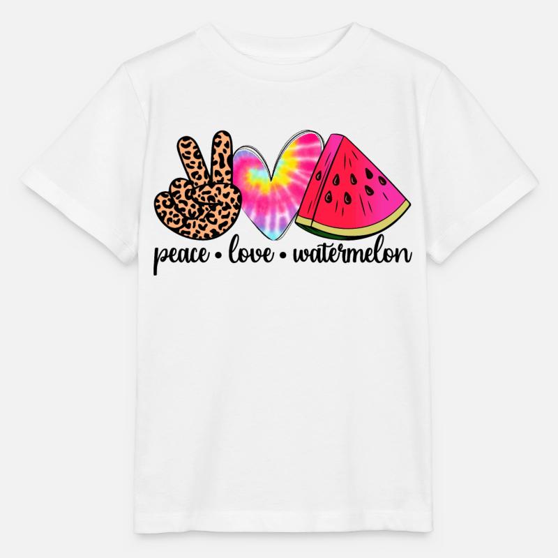 Paix Amour - T-shirt bio MINI CREATOR Stanley/Stella Enfant - blanc
