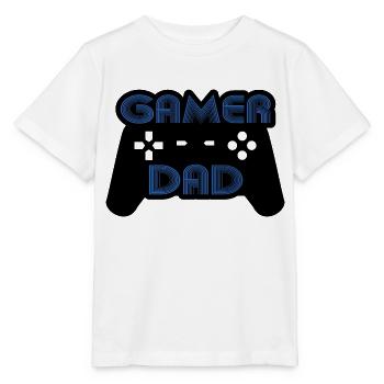 Gamer dad - T-shirt bio MINI CREATOR Stanley/Stella Enfant - blanc - Devant - Maike (125cm)