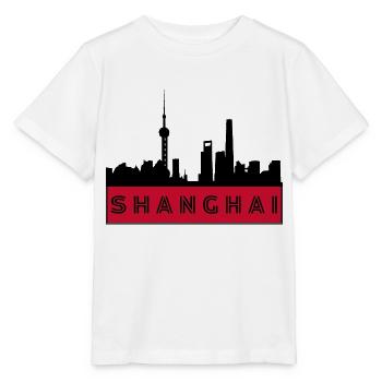 Stadt Shanghai - China - Stanley/Stella Kinder T-Shirt MINI CREATOR  - Weiß - Vorne - Maike (125cm)