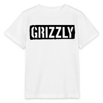 Grizzly Bär Slogan - Stanley/Stella Kinder T-Shirt MINI CREATOR  - Weiß - Vorne - Maike (125cm)