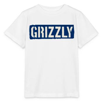 Grizzly Bear Slogan - T-shirt bio MINI CREATOR Stanley/Stella Enfant - blanc - Devant - Maike (125cm)
