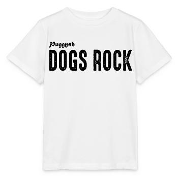 Dog Hund - Stanley/Stella Kinder T-Shirt MINI CREATOR  - Weiß - Vorne - Maike (125cm)