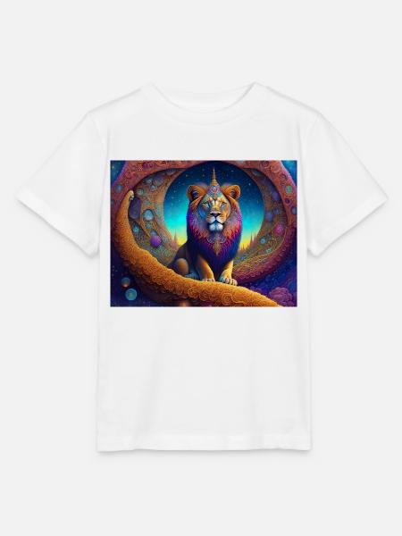 Löwe - Stanley/Stella Kinder T-Shirt MINI CREATOR  - Weiß