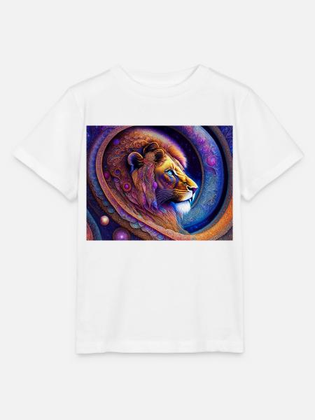 Löwe - Stanley/Stella Kinder T-Shirt MINI CREATOR - Weiß