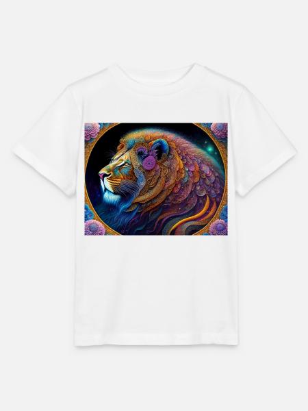 Löwe - Stanley/Stella Kinder T-Shirt MINI CREATOR - Weiß