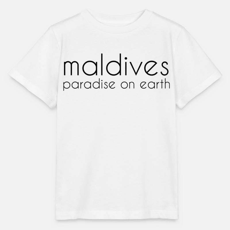 Maldives - Stanley/Stella MINI CREATOR Kids’ T-Shirt - white
