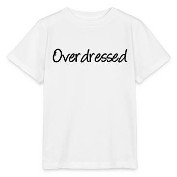 Overdressed Slogan T-Shirt - Stanley/Stella Kinder T-Shirt MINI CREATOR  - Weiß - Vorne - Maike (125cm)