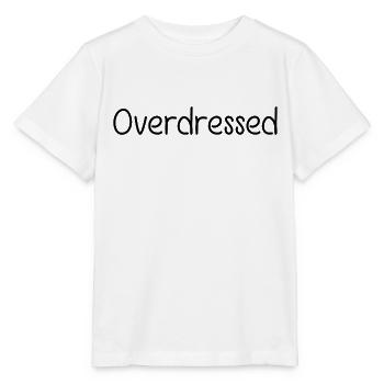 Overdressed Slogan T-Shirt - Stanley/Stella Kinder T-Shirt MINI CREATOR  - Weiß - Vorne - Maike (125cm)