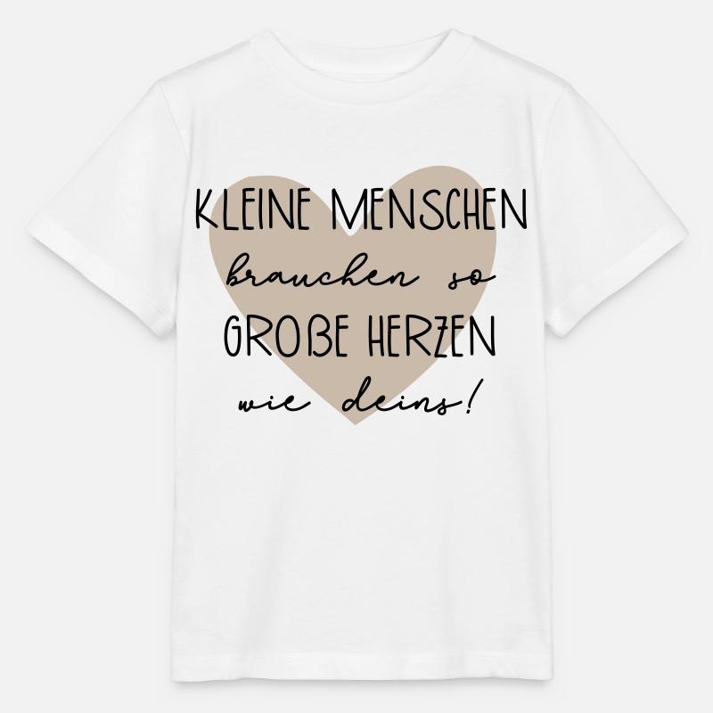 Abschiedsgeschenk mit Herz - Stanley/Stella Kinder T-Shirt MINI CREATOR  - Weiß