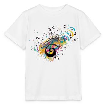 Musik-Wahnsinn - Stanley/Stella Kinder T-Shirt MINI CREATOR  - Weiß - Vorne - Maike (125cm)