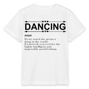 Dancing Dance Music - Stanley/Stella MINI CREATOR Kids’ T-Shirt - white - Front - Maike (125cm)