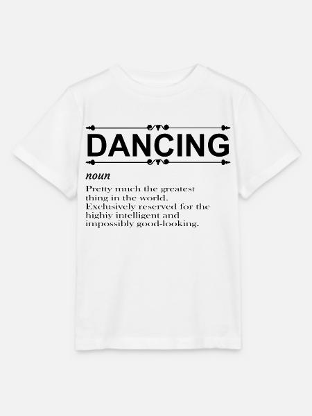 Dancing Dance Music - Stanley/Stella Kinder T-Shirt MINI CREATOR  - Weiß
