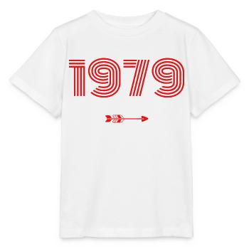 Born in 1979 - Stanley/Stella MINI CREATOR Kids’ T-Shirt - white - Front - Maike (125cm)