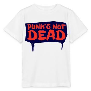 Punks Not Dead - Stanley/Stella Kinder T-Shirt MINI CREATOR  - Weiß - Vorne - Maike (125cm)