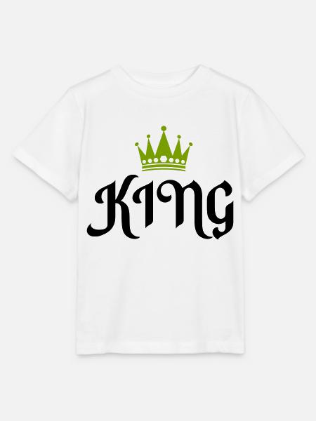 king 02 - Stanley/Stella Kinder T-Shirt MINI CREATOR - Weiß