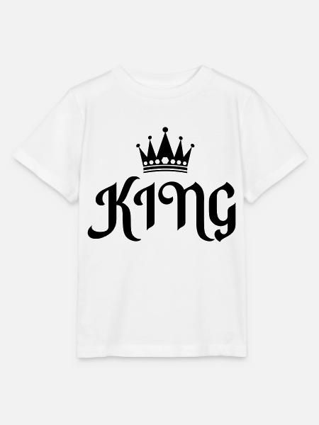 king 01 - Stanley/Stella Kinder T-Shirt MINI CREATOR - Weiß
