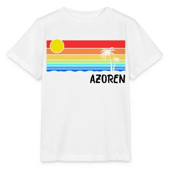 Azores Portugal Atlantic Island Idea - Stanley/Stella MINI CREATOR Kids’ T-Shirt - white - Front - Maike (125cm)