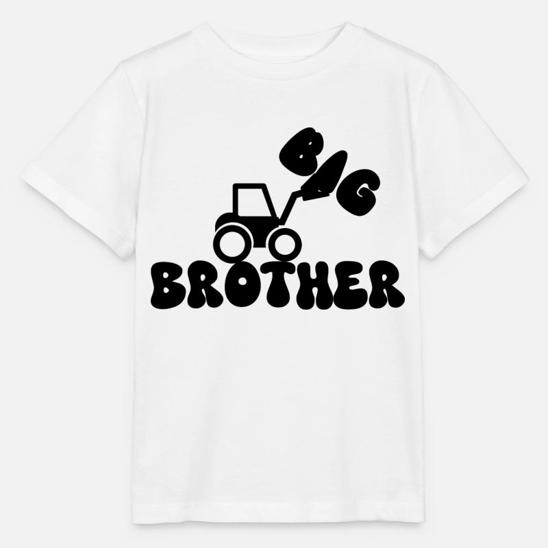 Big Brother - T-shirt bio MINI CREATOR Stanley/Stella Enfant - blanc