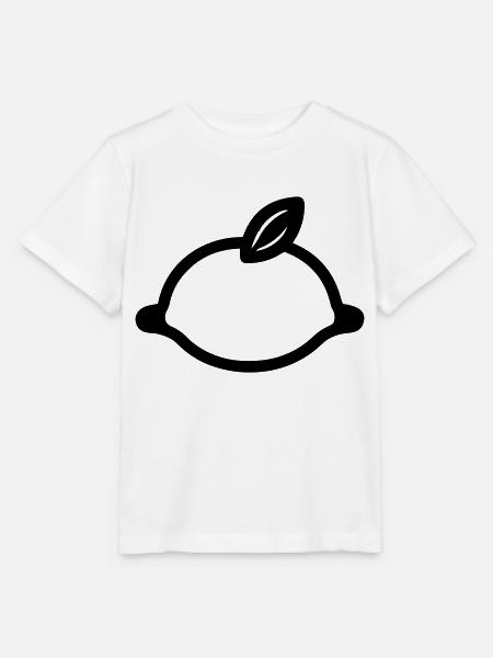 Zitrone - Stanley/Stella Kinder T-Shirt MINI CREATOR  - Weiß