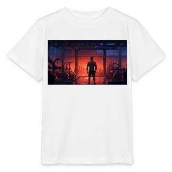 A Guy in the Gym - Stanley/Stella MINI CREATOR Kids’ T-Shirt - white - Front - Maike (125cm)