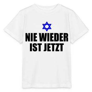 Nie wieder ist jetzt - Stanley/Stella Kinder T-Shirt MINI CREATOR  - Weiß - Vorne - Maike (125cm)
