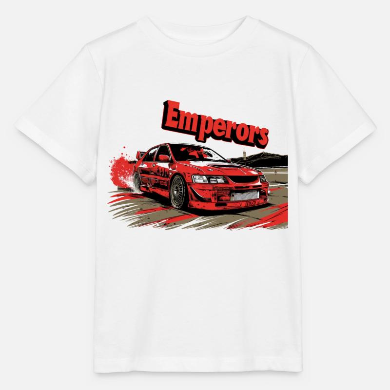 Empereurs Lancer Evo 6 - T-shirt bio MINI CREATOR Stanley/Stella Enfant - blanc