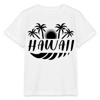 Hawaï - T-shirt bio MINI CREATOR Stanley/Stella Enfant - blanc - Devant - Maike (125cm)