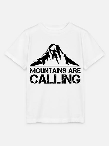 berge mountains - Stanley/Stella Kinder T-Shirt MINI CREATOR  - Weiß