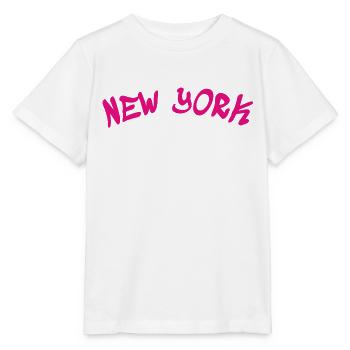 New York - NY - NYC - Manhattan - Brooklyn - USA - Stanley/Stella Kinder T-Shirt MINI CREATOR  - Weiß - Vorne - Maike (125cm)